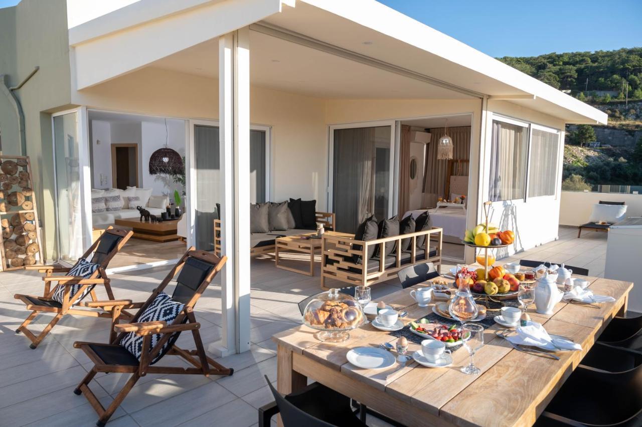 Helen Luxury Holiday House With Sea View Rethymno Exteriér fotografie