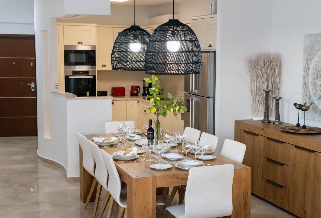 Helen Luxury Holiday House With Sea View Rethymno Exteriér fotografie
